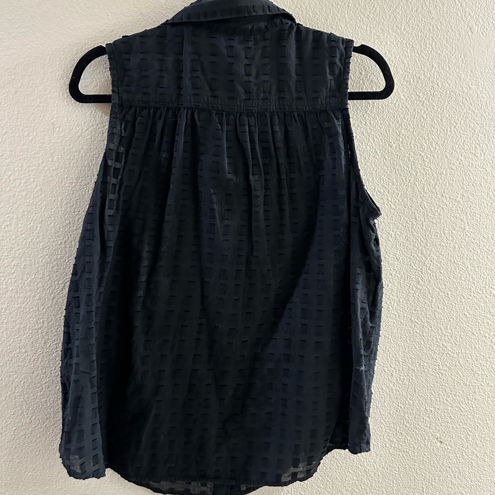 Wrangler Black Textured Button Down Shirt - Picture 2 of 3